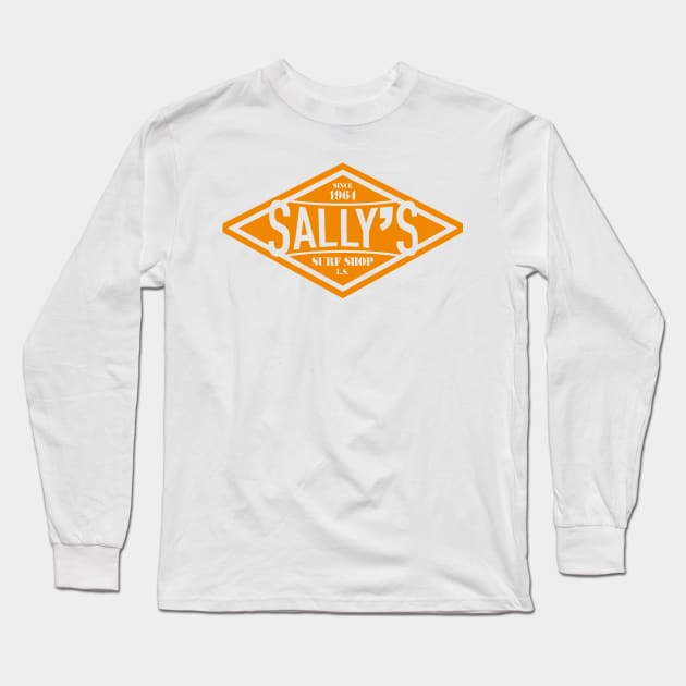 Sally's Orange Logo Long Sleeve T-Shirt by Snaileton